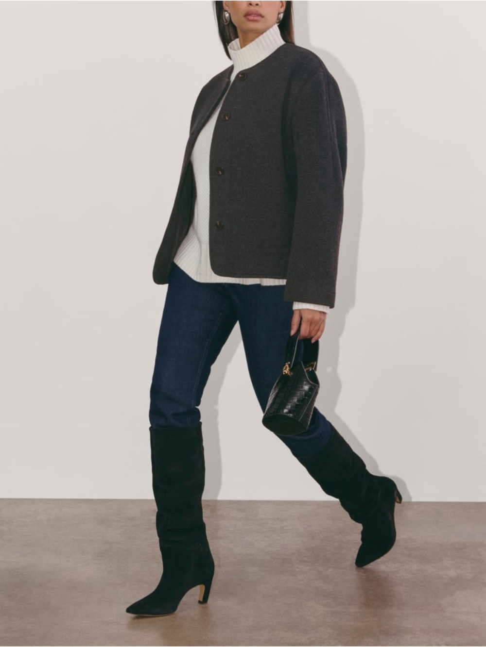 NWT Everlane The Cocoon Coat in Wool - Picture 4 of 12